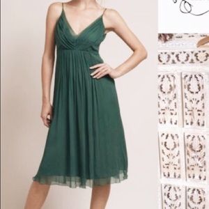 Anthropologie Saja silk dress